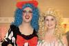Mermaid to order: Joanne (right) says she always finds herself playing risque roles