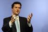 Green grant: Osborne (pictured) and Clark want UK to lead world in green technology