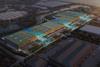 Concept of how the wholesale markets could look at Dagenham Dock