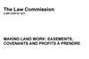 The Law Commission: Making Land Work - Easements, Covenants and Profits a Prendre