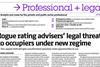 Reflecting the times: PW's new, expanded professional + legal section