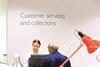John Lewis, customer services and collections
