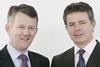 Silver service: Egan (right) and Lawson separate after 25 years