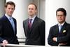Men with Pru (from left): fund managers Dennis-Jones, Grigson and Crowe, joined from UBS in June