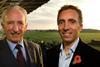 Winning post: Scotia Homes’ Bill and Martin Bruce made their presentation at York Racecourse, and were crowned winners of the north England and Scotland final that evening at York Railway Museum