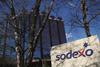 Sodexo Logo in front of building
