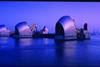 Water repellent: the Thames barrier provides a strong level of defence in the London area, but developers still need 