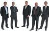 Well suited (l-r): Shaun Walters, Stephen Holt, Darren Parkinson, Derek Gilbert and Simon Fryer