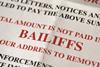 Bailiffs note