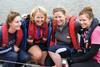 Boat of confidence (l-r): Amy Green, Sarah Duff, Fiona Waller and Jo Jackson