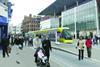 Unhappy shoppers: it is feared that shoppers will find it difficult to move around Liverpool without the tram