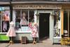 St Edmunds UK small old shop displaying vintage clothes