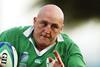 Well played: former Irish rugby captain Wood