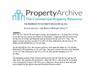 Property Archive report