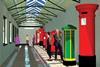 Old pillar boxes could come out of storage in Debden, Essex, and go on display above the pit of the former railway train chain-testing works at Churchward Village, Swindon