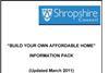 Shropshire Council: Build your own affordable home information pack