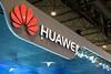 Huawei's logo displayed on a stand at Mobile World Congress 2015 Barcelona