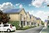 A CGI of the new homes at Graylingwell Park