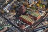 Aerial shot of Brixton central
