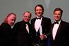 Great Scot: Stuart now (right) and winning Retail Team of the Year at the Scottish Property Awards 2007