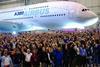 Jetting off: the A380 at its unveiling in Toulouse, France.