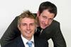 Broker men: Venables (left) and Haywood have been in property for five years