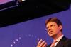 Centre of controversy: decentralisation minister Greg Clark at the RTPI Convention on Tuesday