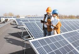 Solar panel rooftop inspection shutterstock_1552051532 RossHelen PW240622