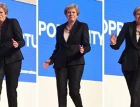 Theresa May dance