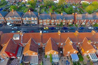Affordable homes aerial