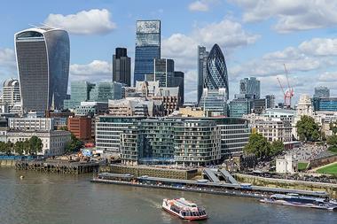 London offices skyline