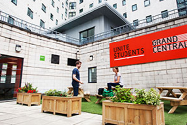 Unite Students accommodation at Grand Central in Liverpool