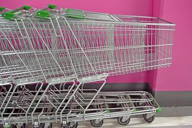 Shopping retail supermarket cart