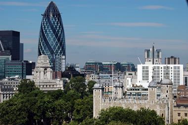 city of london skyline offices
