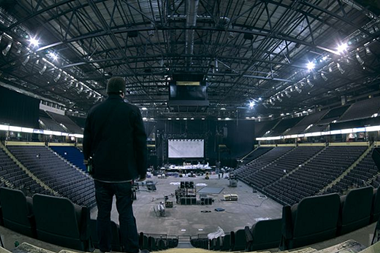 Inside of the Manchester Arena
