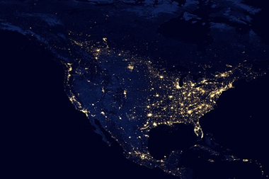 America from space