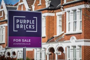 Purple Bricks sale sign shutterstock_1336525940 William Barton