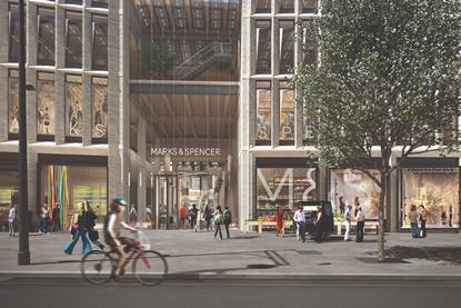 Marble Arch Marks and Spencer CGI