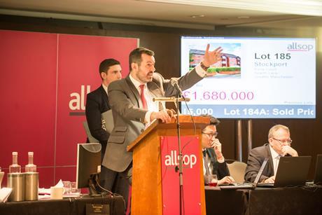 Richard Adamson conducting an Allsop residential auction