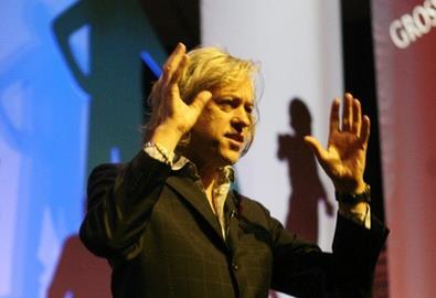 Geldof addressing the BCSC yesterday