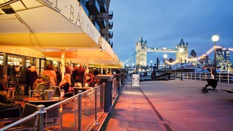 Outdoor dining London