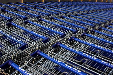 Shopping retail supermarket cart