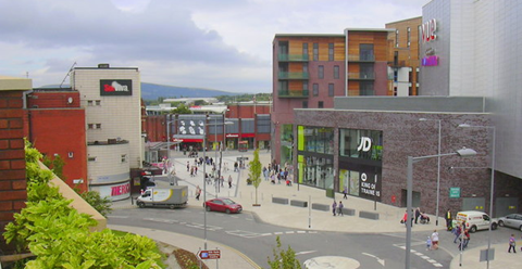 The Rock shopping centre Bury