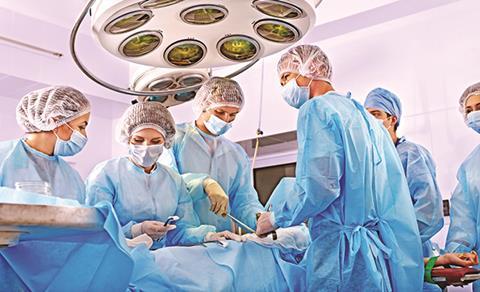 Hospital surgical operation
