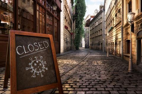 Coronavirus closed shops