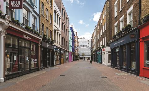 Carnaby St closed Covid