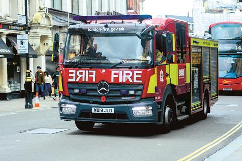 LFB fire engine