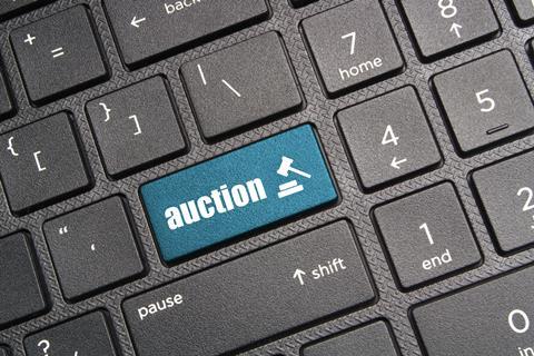 Auction button
