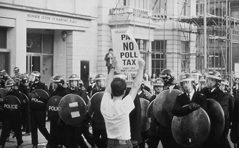 Poll Tax riot, 1990